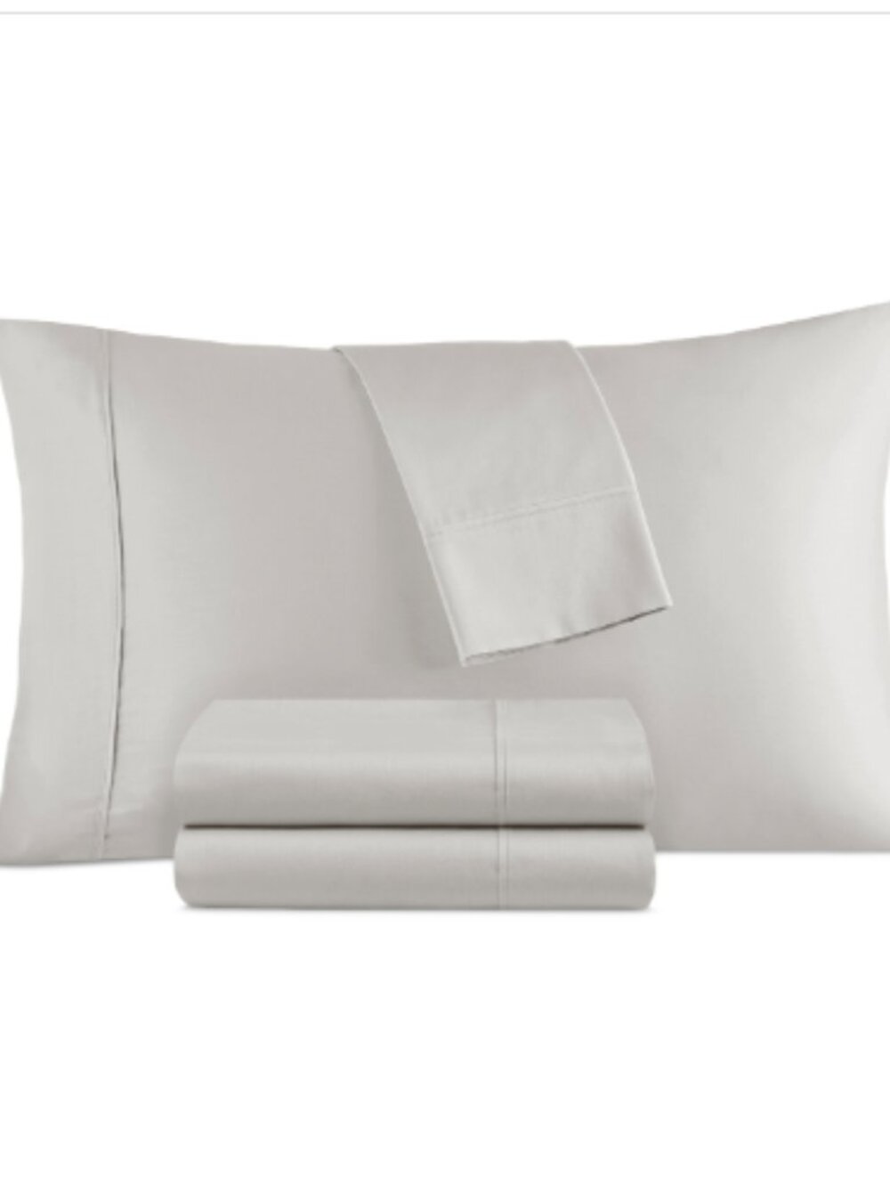 Beautyrest Black Liquid 400-Thread Count 100% Cotton 4-Pc. Sheet Set, King - Gre